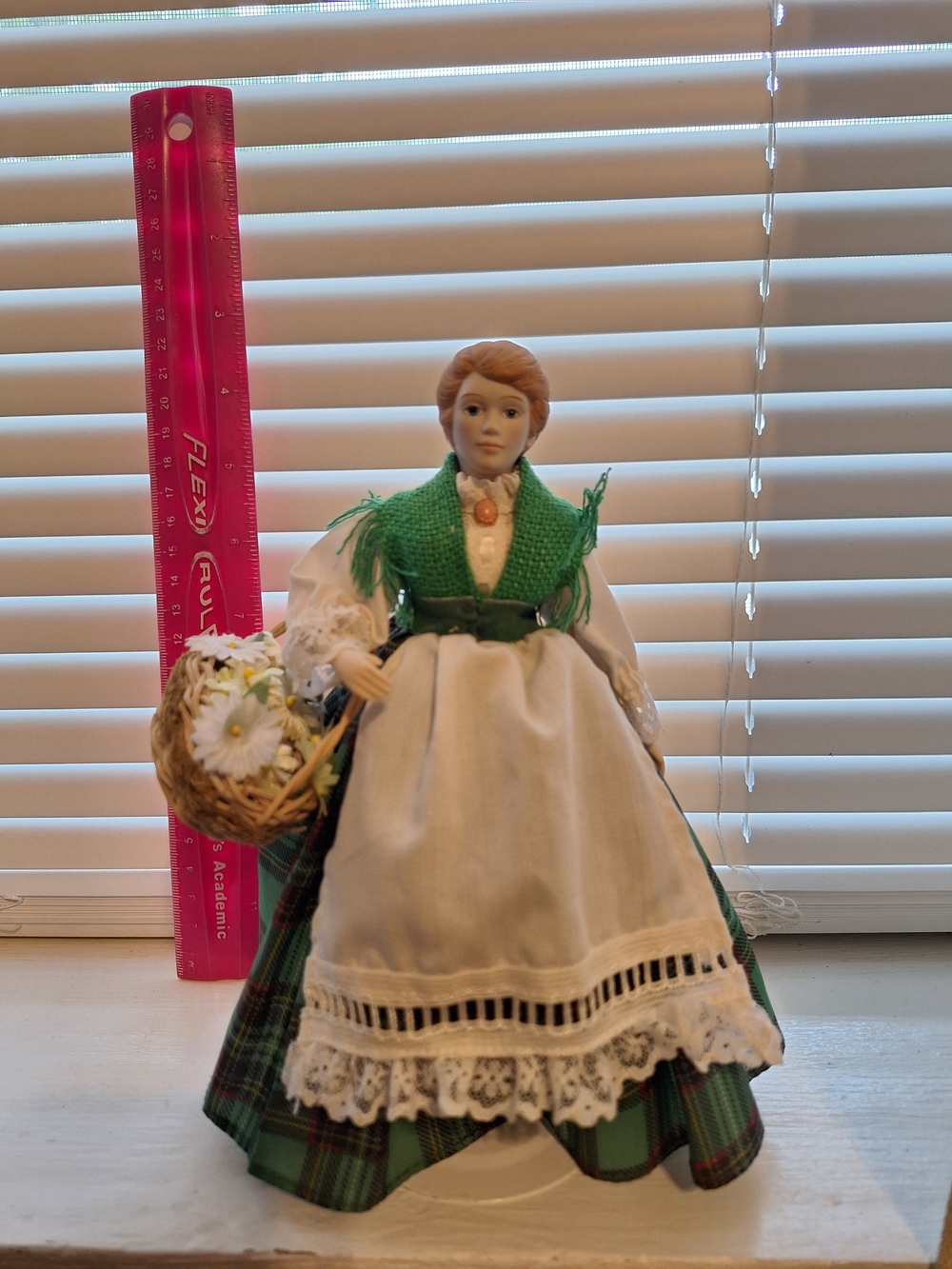 Avon Blue-Green Porcelain Doll Box — Colleen from Ireland